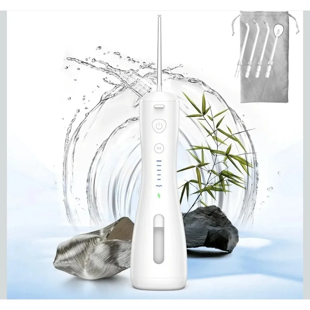 SYNHOPE ML16 Portable Water Flosser Cordless Rechargeable IPX7 White Sealed
